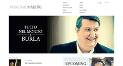 Desktop Screenshot of ambrogiomaestri.com